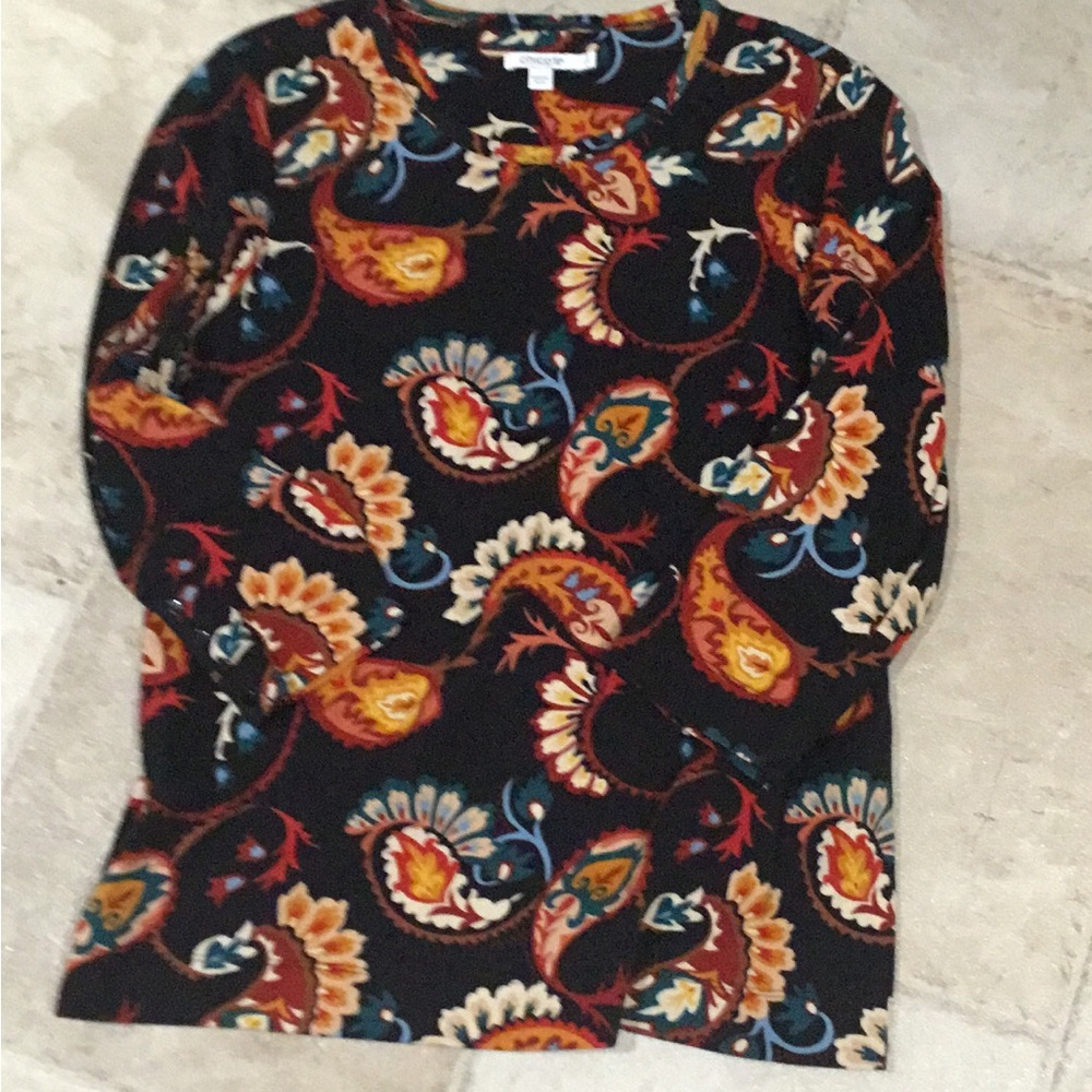 Chicos colorful Longsleeve paisley top